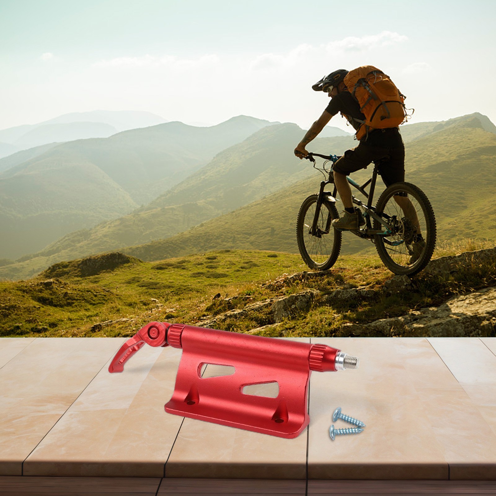 Aluminum Bicycle Mount Secure Fork Support for Convenient Parking Solutions
