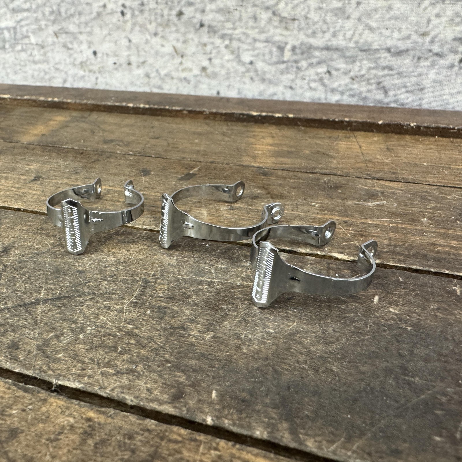 Vintage Shimano Down Tube BRake Clip Cable Clamp Set 1″ 25.4 Road No Screws