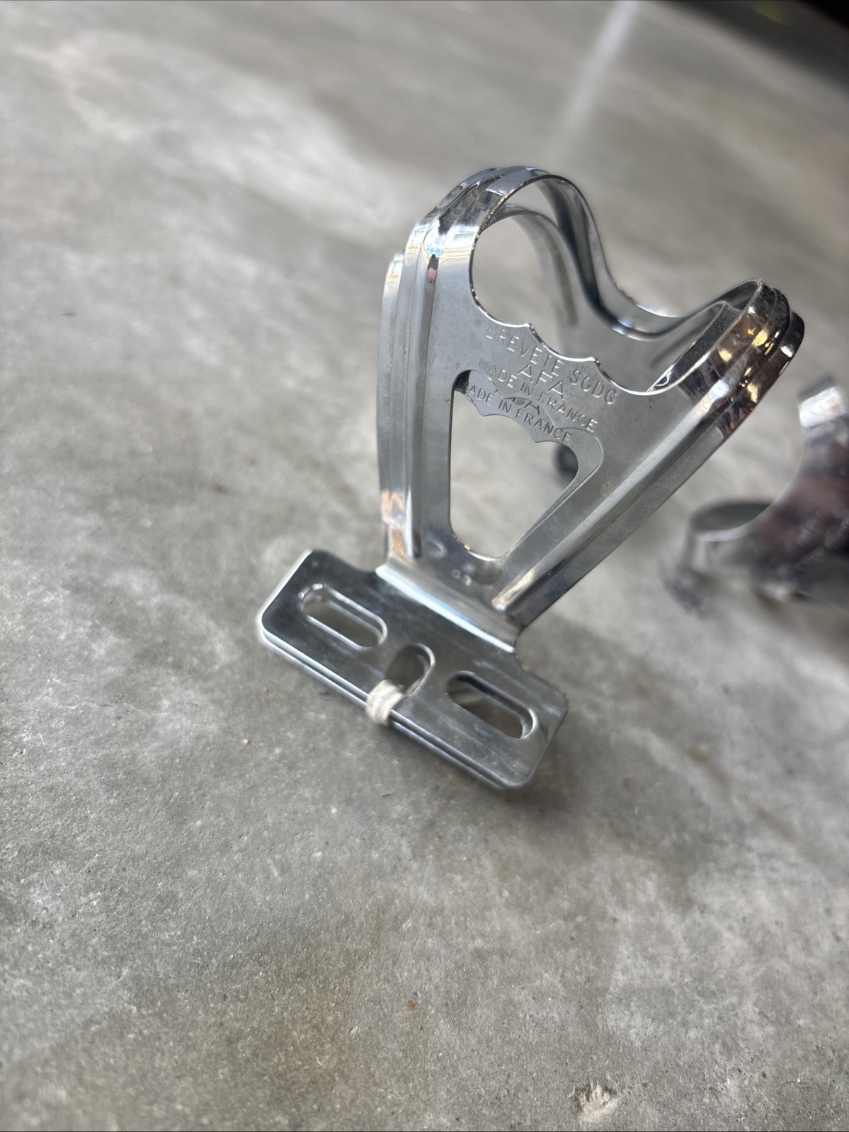 CHRISTOPHE SPECIAL AFA Brevete France Ale Italy TOE CLIPS 3 Pair