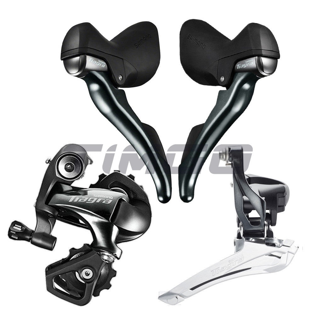 Shimano Tiagra 4700 2×10 Speed Groupset Crankset Derailleur Dual STI lever HG500