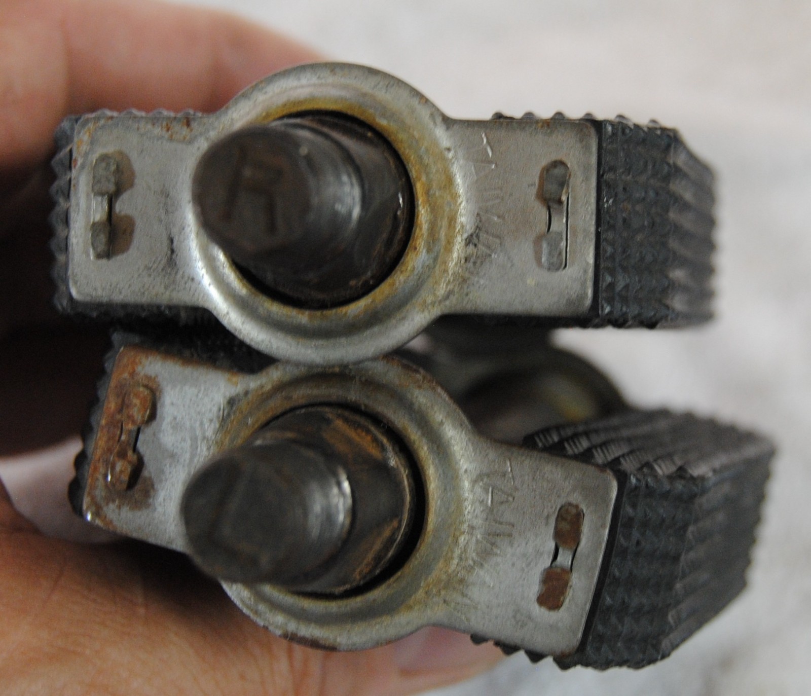 Vintage J.T.C Bicycle Pedals. 1980’s. Right & Left Hand Threads. No Reflectors