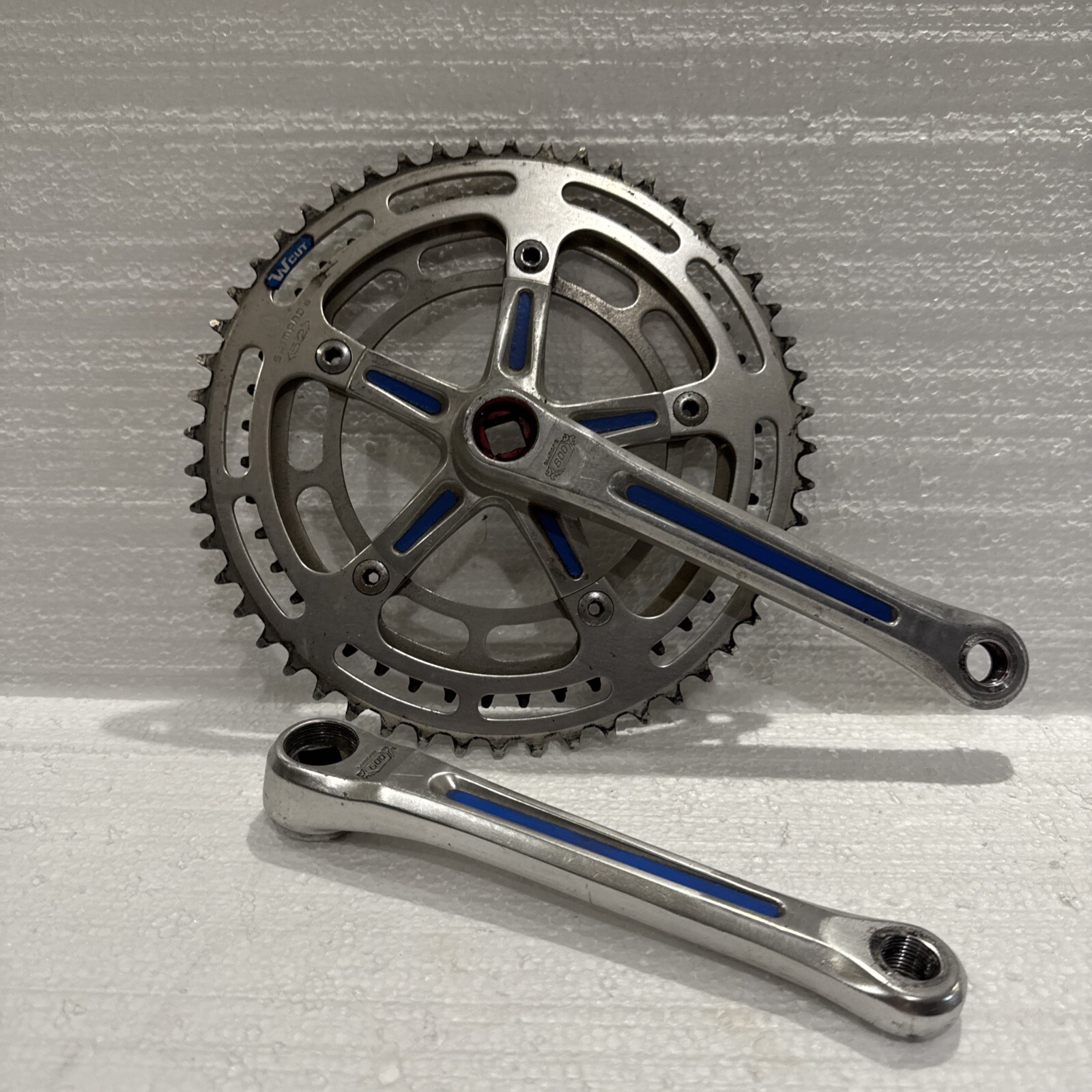 Vintage Shimano 600 Arabesque Crank Set 170mm 52/44