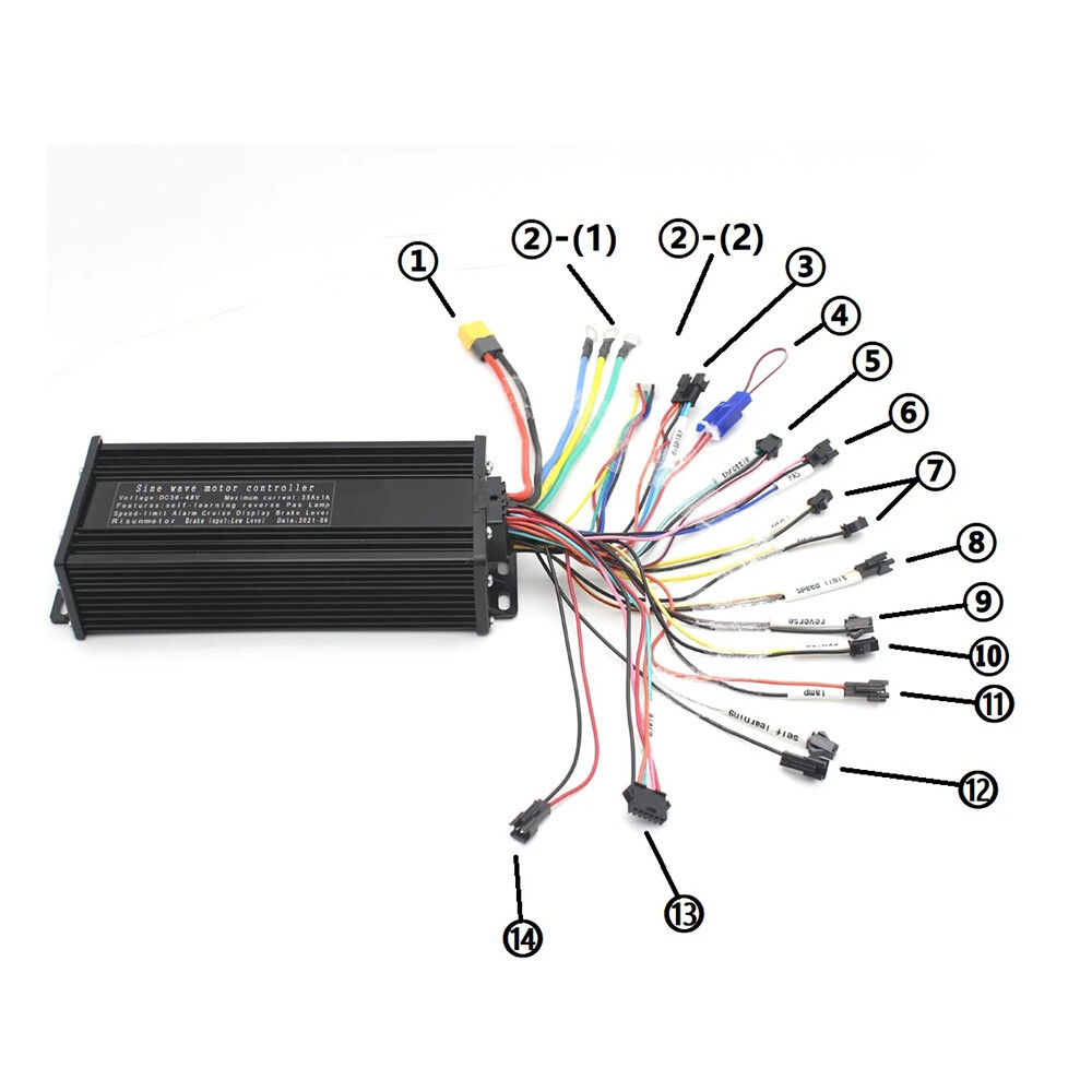 E-bike 36V/48V/ 52V 45A 2000W Controller +UKC1 LCD Display Electric Bicycle
