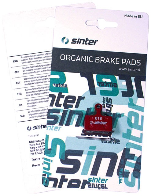 Sinter Red s514 Compound Organic Disc Brake Pads – Shimano Type K, Sinter Type 0