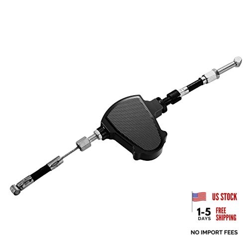 Universal CNC Aluminum Alloy Motorcycles Easy Stunt Pull Clutch Cable Black