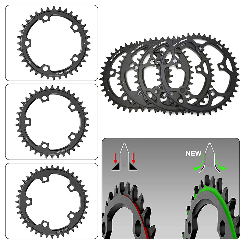 110 BCD 110BCD Road MTB Bike Narrow Wide Round Chainring 36T 42T 44T Chainwheel