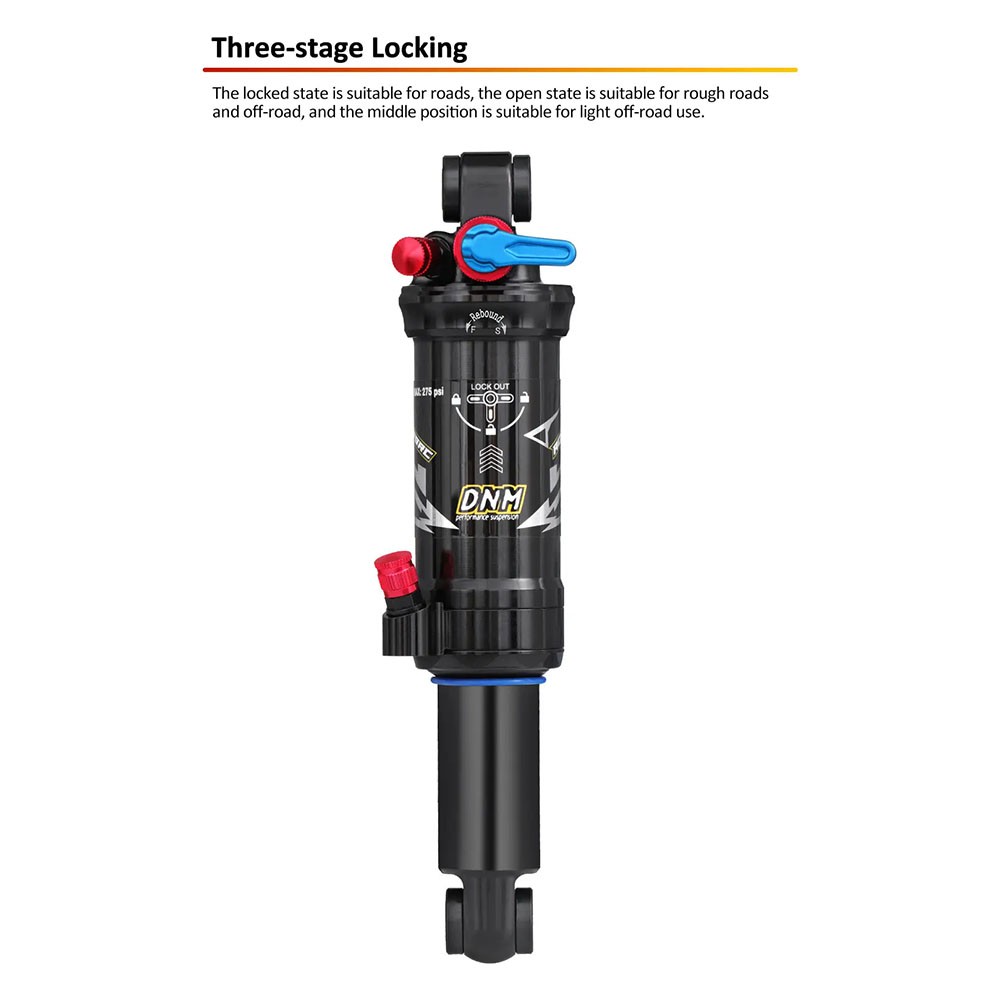 DNM AO-39RC MTB Bike Rear Shock Absorber 165/190/200mm Air Suspension Bike Pump