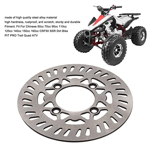 220mm/8.66in Disc Brake Rotor High Performance Steel Alloy ATV Brake Disc Fit