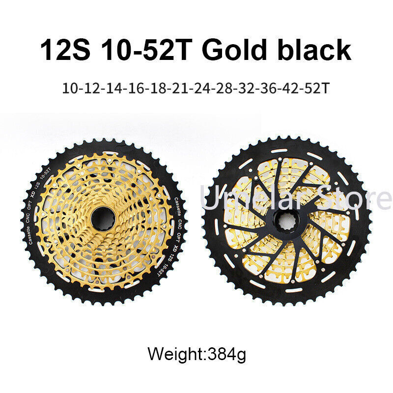 12 Speed XD Cassette for SRAM XD freehub 12s UltraLight 10-50T/ 10-52T Freewheel