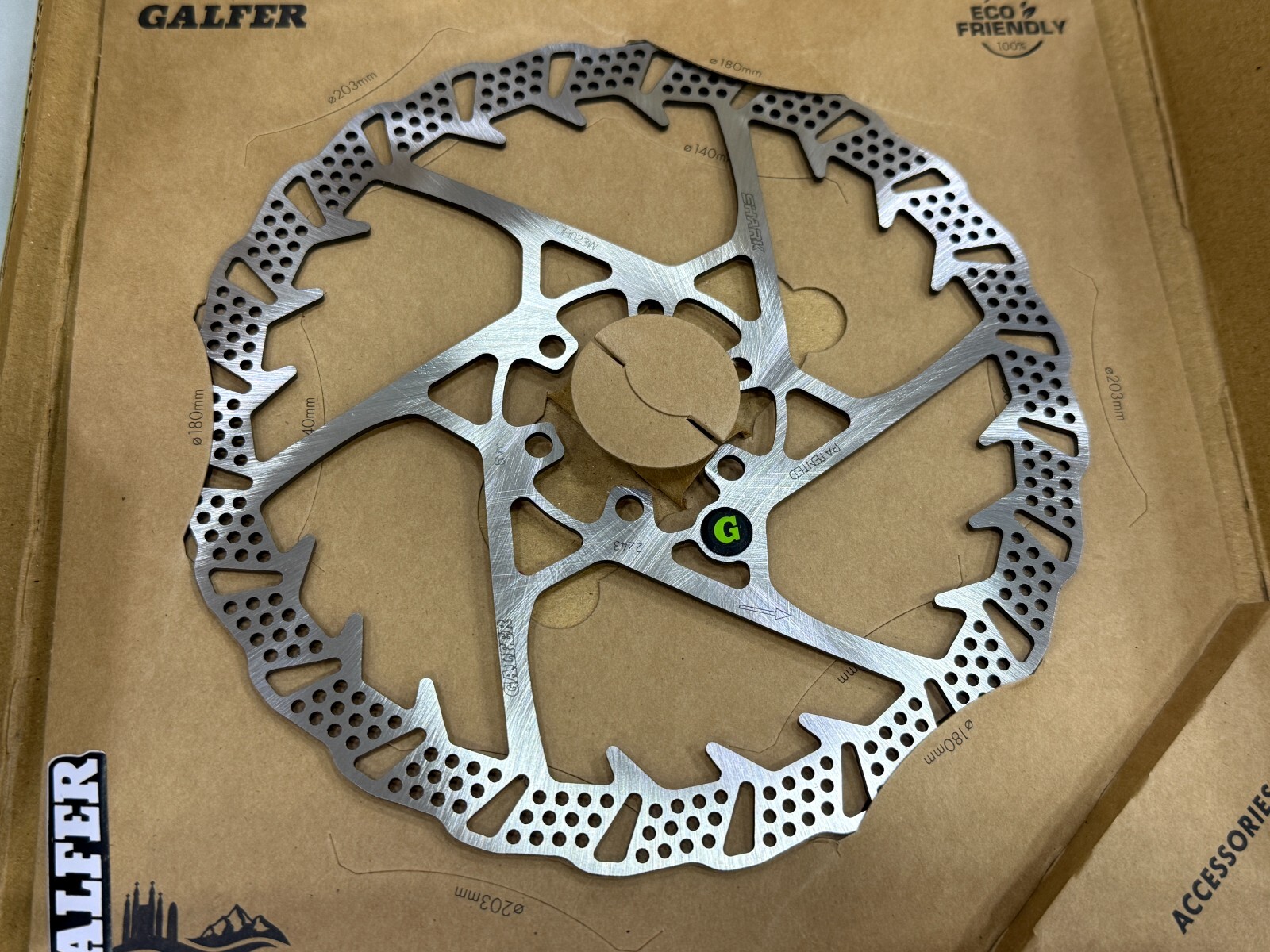 Galfer Shark 6-Bolt MTB Enduro / E-Bikes Disc Brake Rotor 160mm / 180mm / 203mm