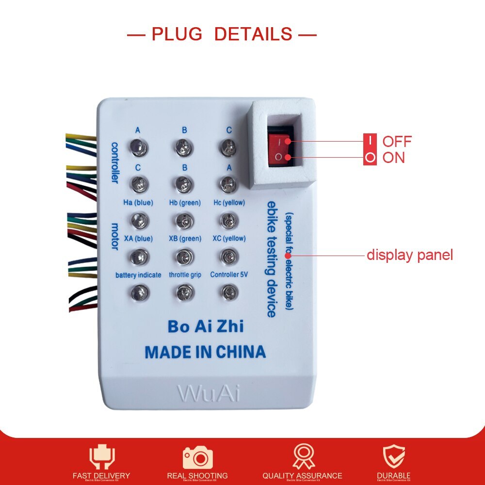 Motor Controller Battery Tester Hall Tester Universal Maintenance Detector