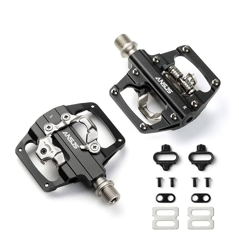 MTB Dual Function Pedals SPD Clipless Platform Mountain Bike Clip Cycle