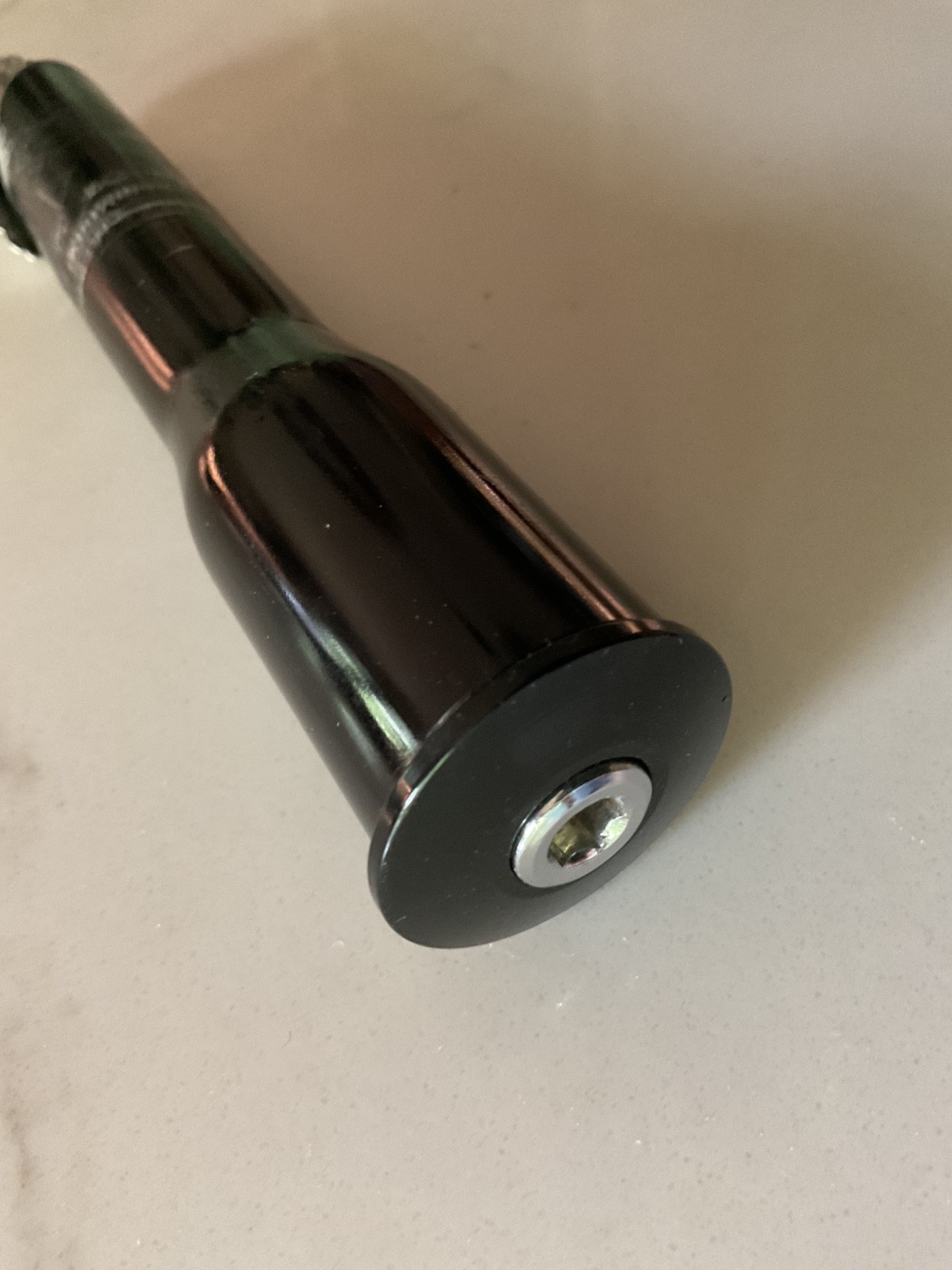 Threadless Stem Adapter 28.6mm/22.2mm Black Unbranded