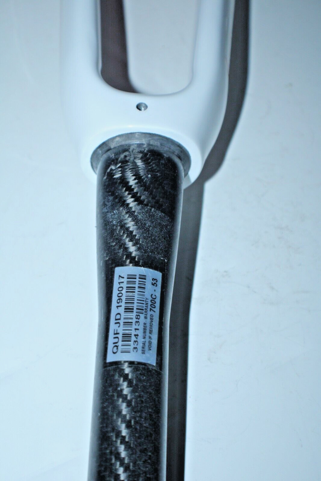 Trek Carbon Racing Road Bike Fork 700c Tapered 270mm 15mm Thru-Axle 160mm Disc:)