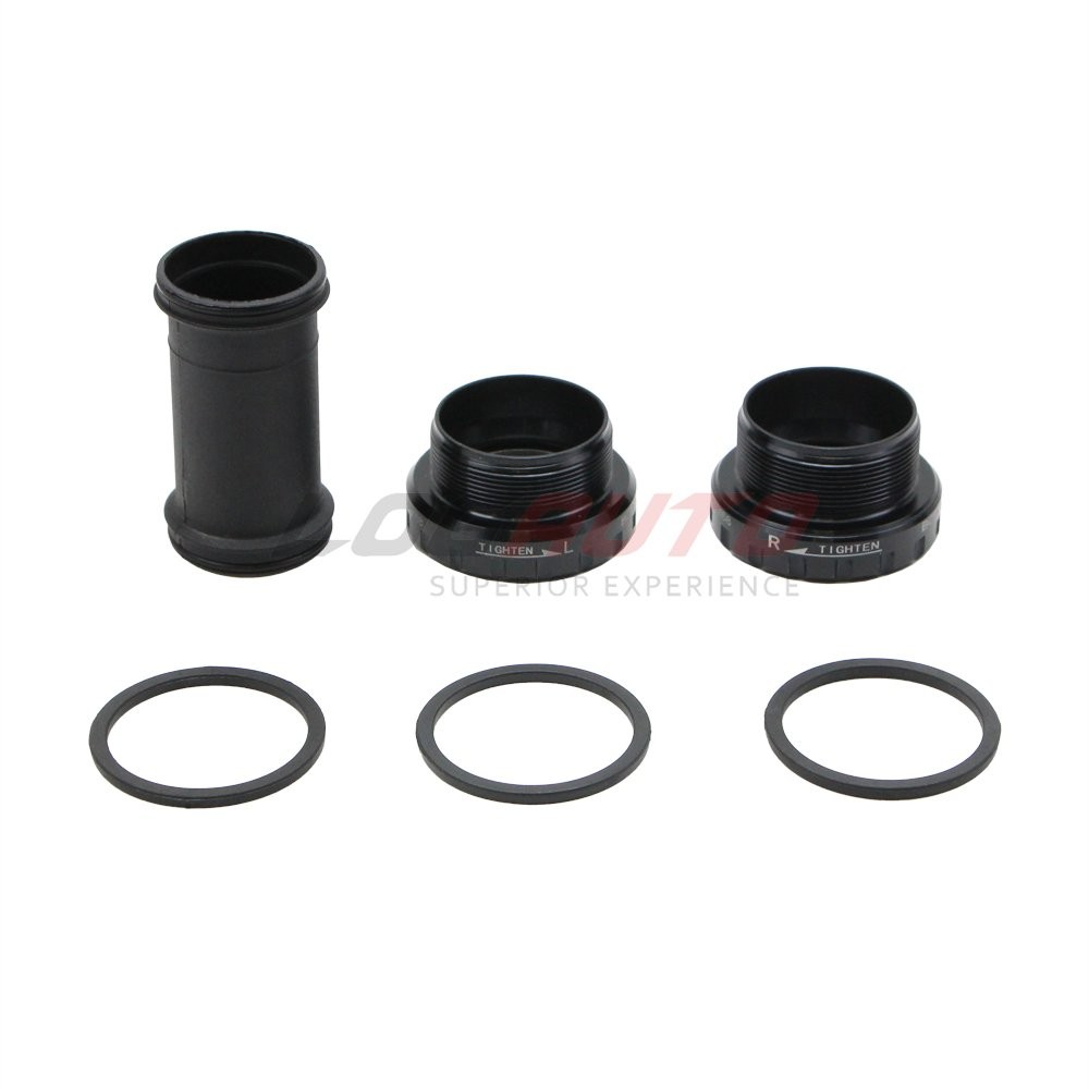 68mm / 73mm Bottom Bracket Threaded Bearing Hollowtech Bike MTB W/ 3 Spacer Part