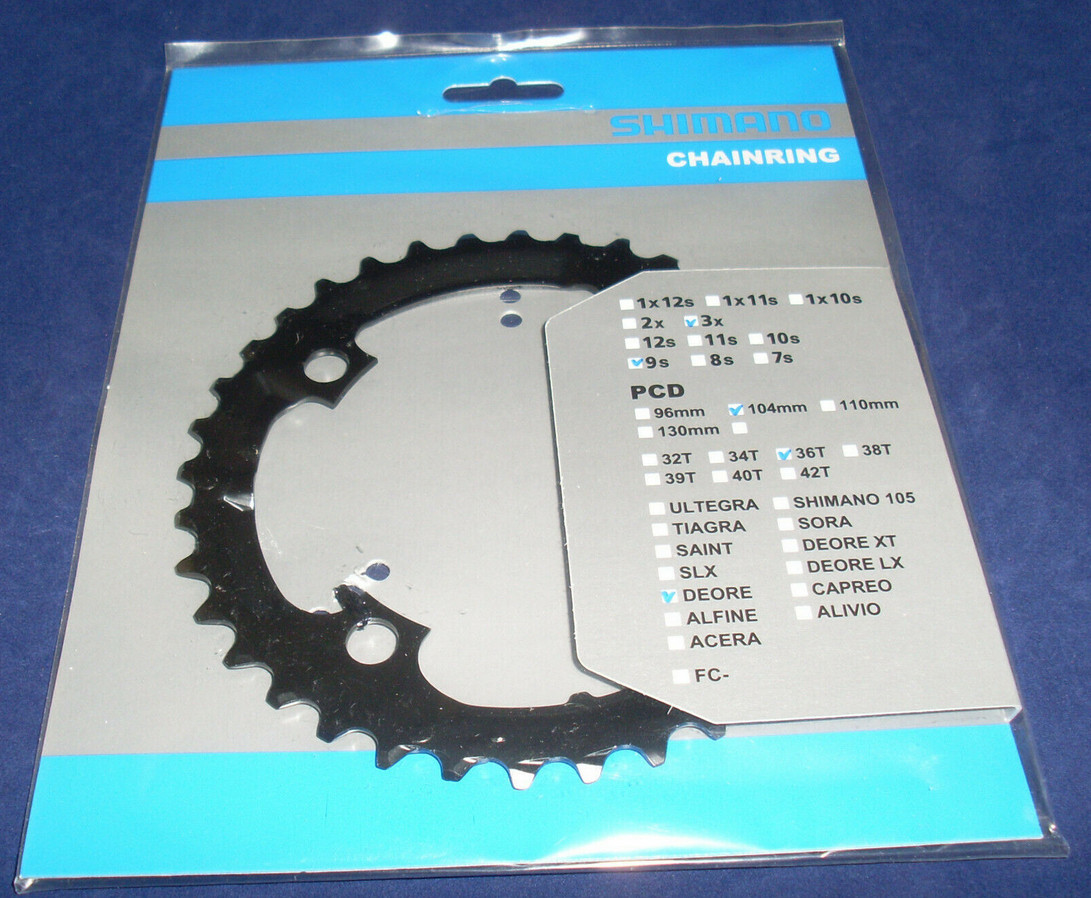 Shimano Deore FC-M590 Chainring 22T 26T 32T 36T 44T 48T
