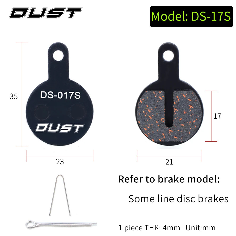Semi Metal Bike Disc Brake Pads Shimano XT XTR SRAM BB5 BB7 MTB 1Pair