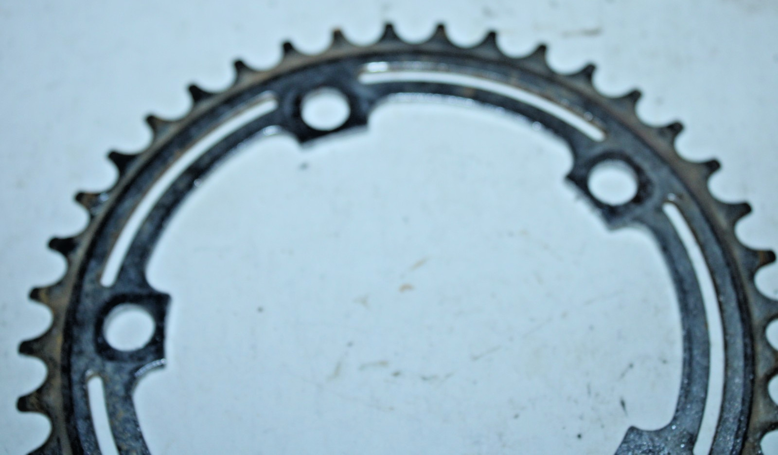 Vintage SR 307 Road Bike Chainring BCD110 48T 48 Tooth Touring Japan Silver Cafe