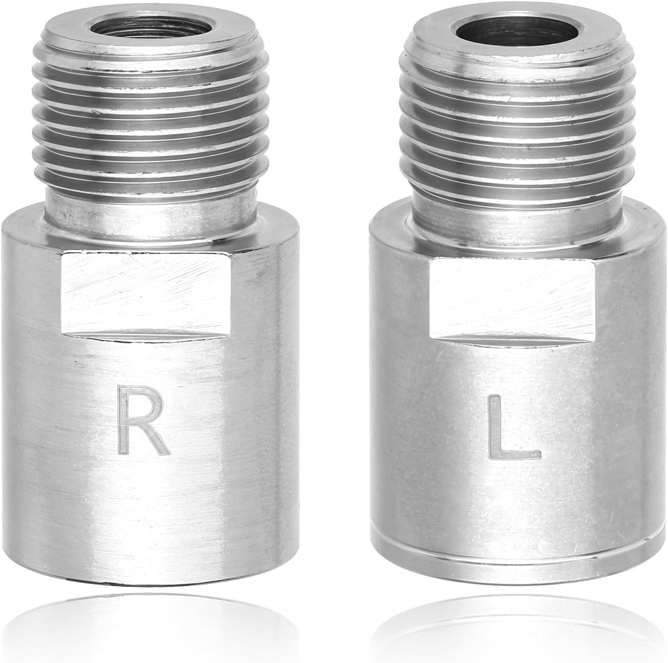 Bike Pedal Extenders 1 Pair Steel 9/16″ Spindle Adapter Extend 20mm 0.79in