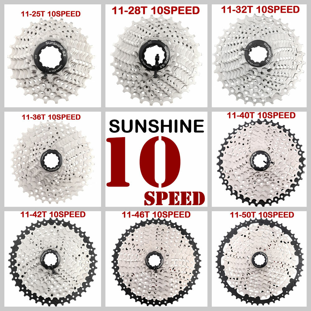 Sunshine 8 9 10 11 12 Speed MTB Bicycle Cassette 11-46 11-50 11-52T Shimano