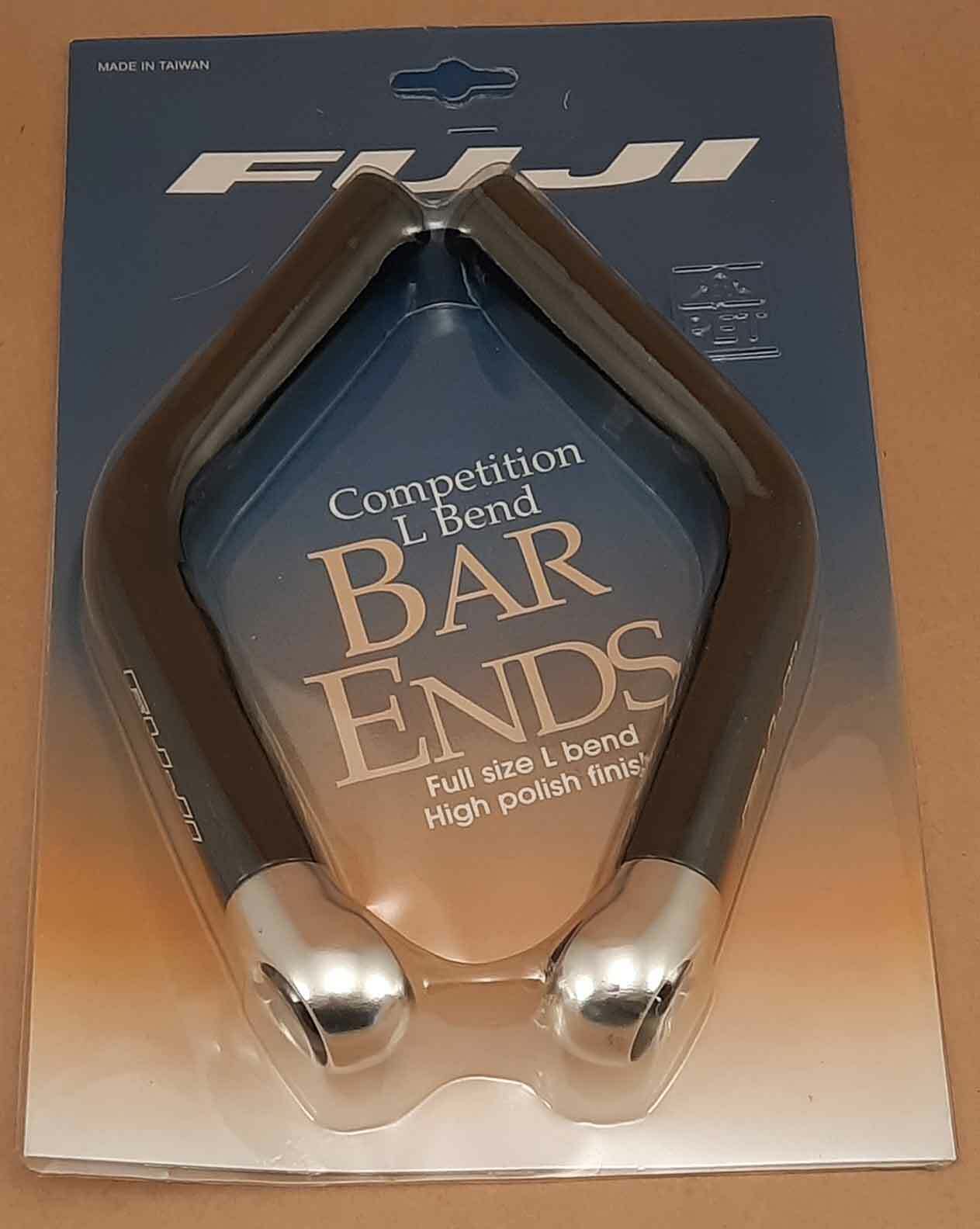 Fuji Competition L Bend Bar Ends Aluminum Alloy Lightweight NEW in Package