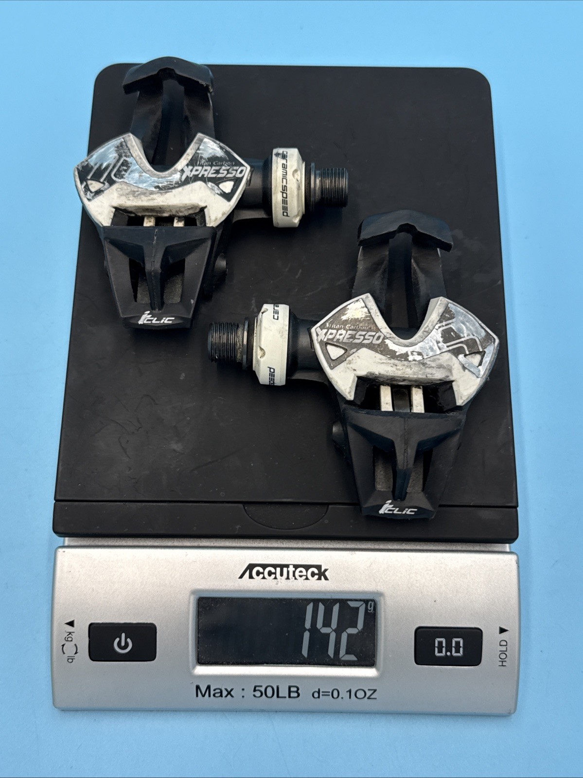 142 Grams! Time Xpresso 15 Carbon CeramicSpeed Clipless Road Bicycle Pedals