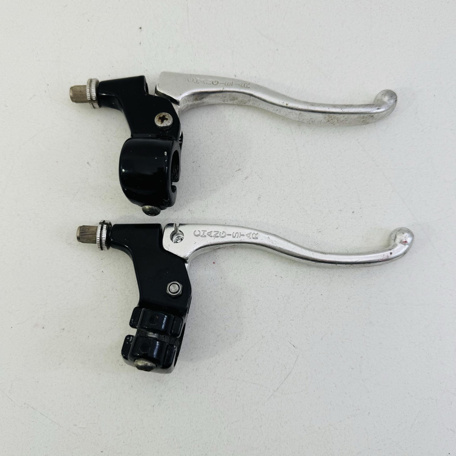 Vintage Chang Star Brake Levers Pair 22.2mm 4-Finger Black BMX Cruiser A40