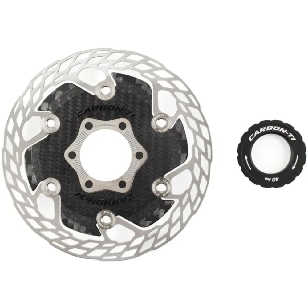 Carbon-Ti X-Rotor Aero Center Lock Disc Brake Rotor. All Sizes!