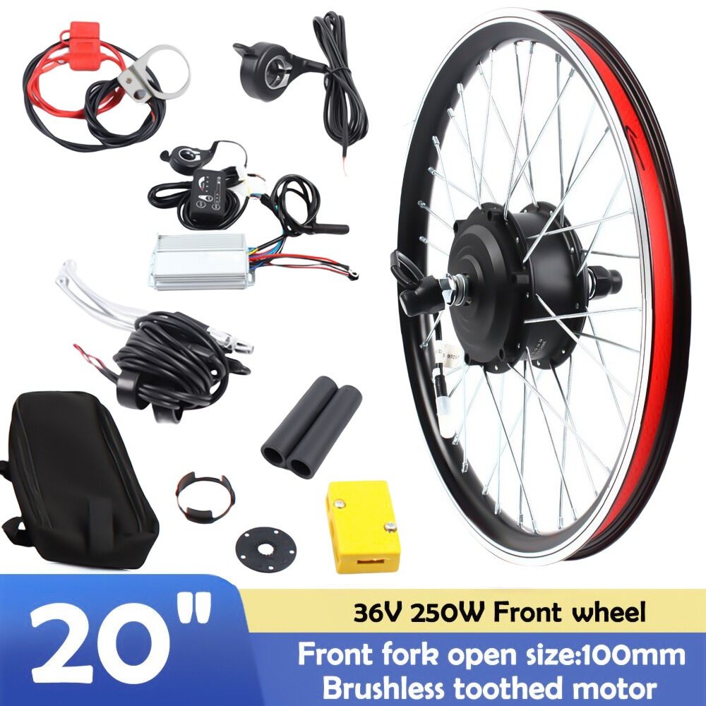 20″ EBike Bicycle Conversion Kit 250/1000W Electric Front / Rear Wheel Hub Motor