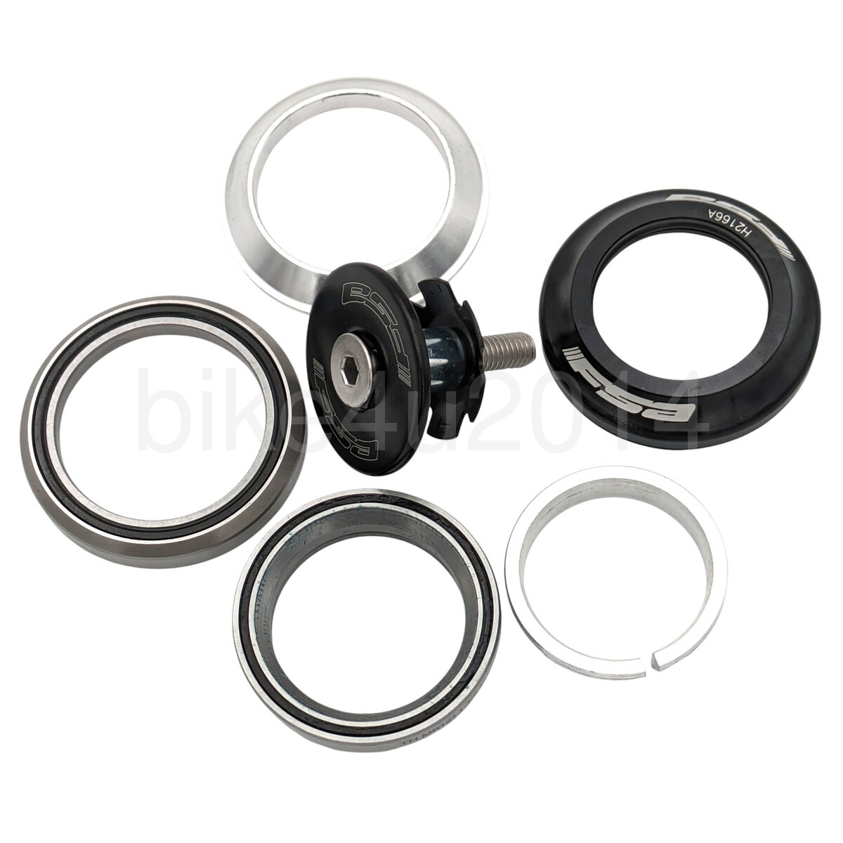 FSA No.44E Integrated Headset, 1-1/8″ to 1-1/4″, OD 47mm/52mm, w/top cap