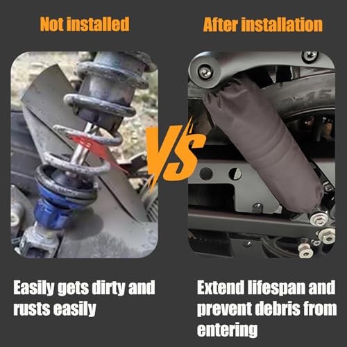 2 Pcs Universal 270mm Rear Shock Absorber Protection Cover,ATV Shock Covers