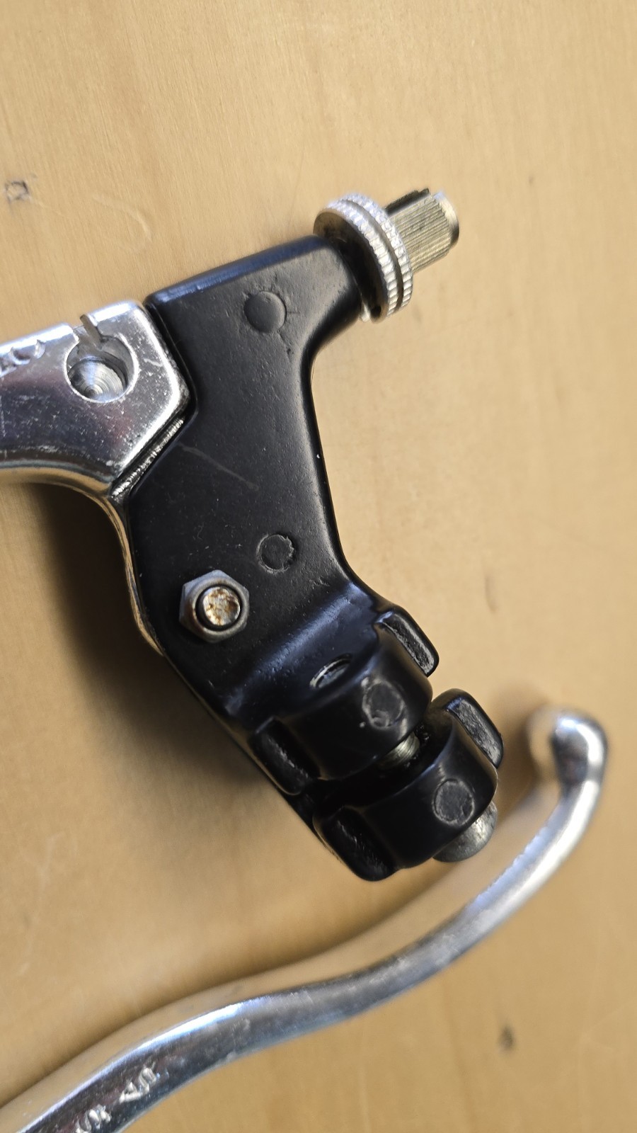 Vintage 1987 Chang Star Brake Levers Pair 22.2mm 4-Finger Black MTB,BMX,Cafe