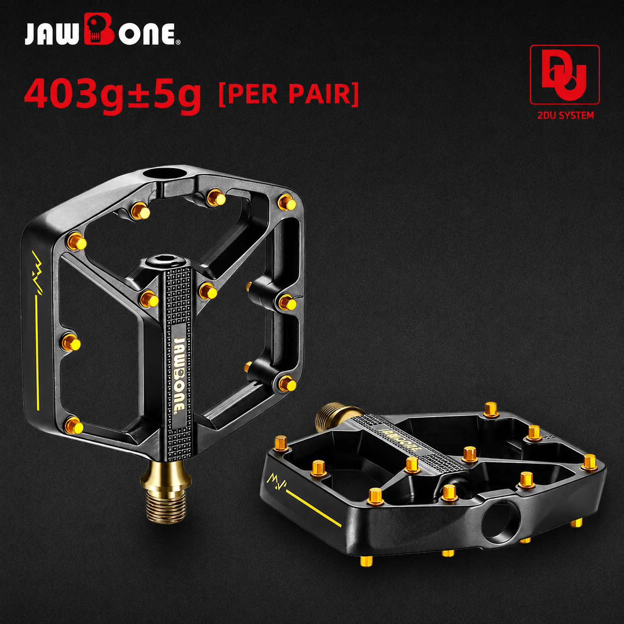MTB Flat Bike Pedals 9/16″ Aluminum Alloy Sealed Bearing Platform Bicycle Pedals