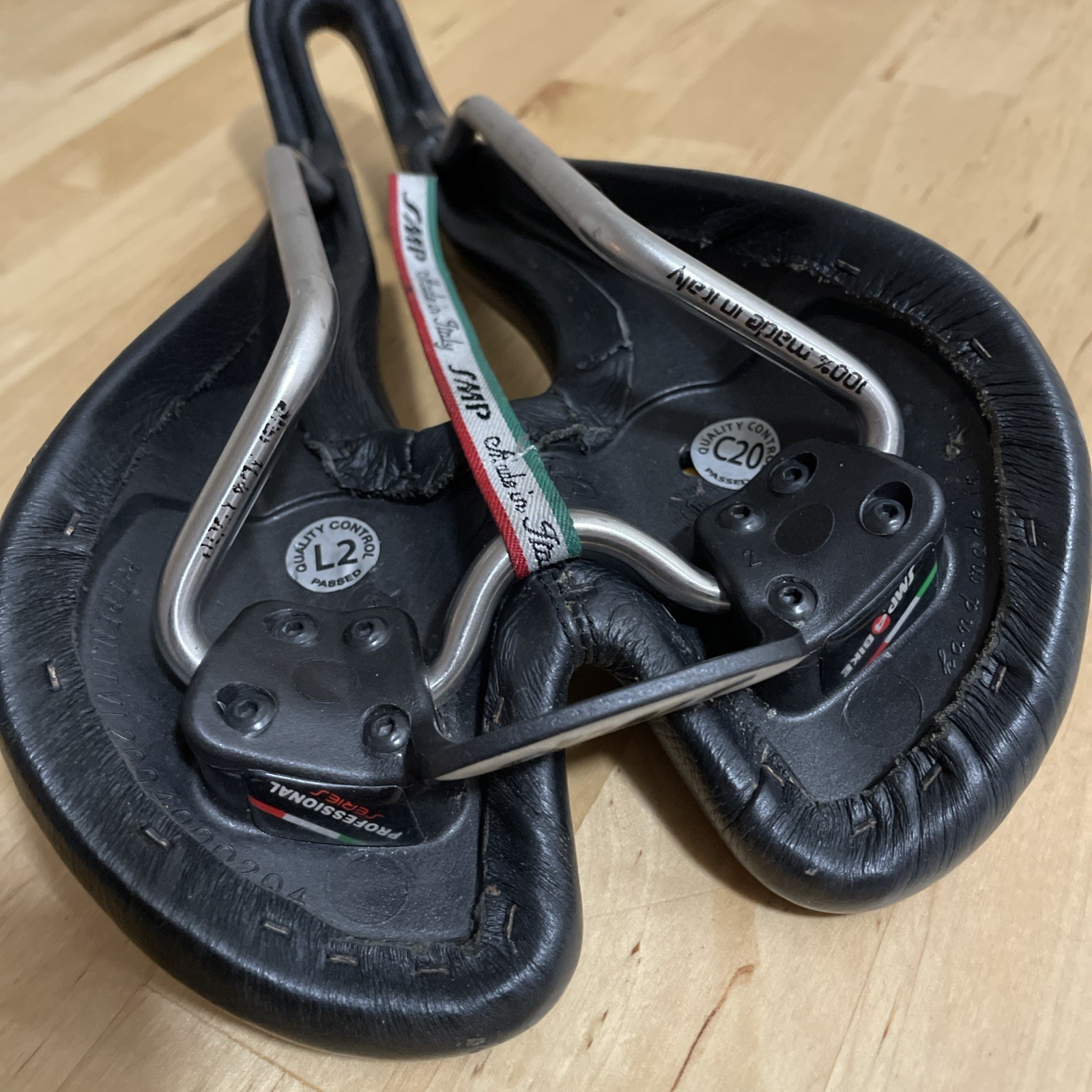 Selle SMP Pro Black Saddle Excellent Condition Made in Italy 150 x 280mm