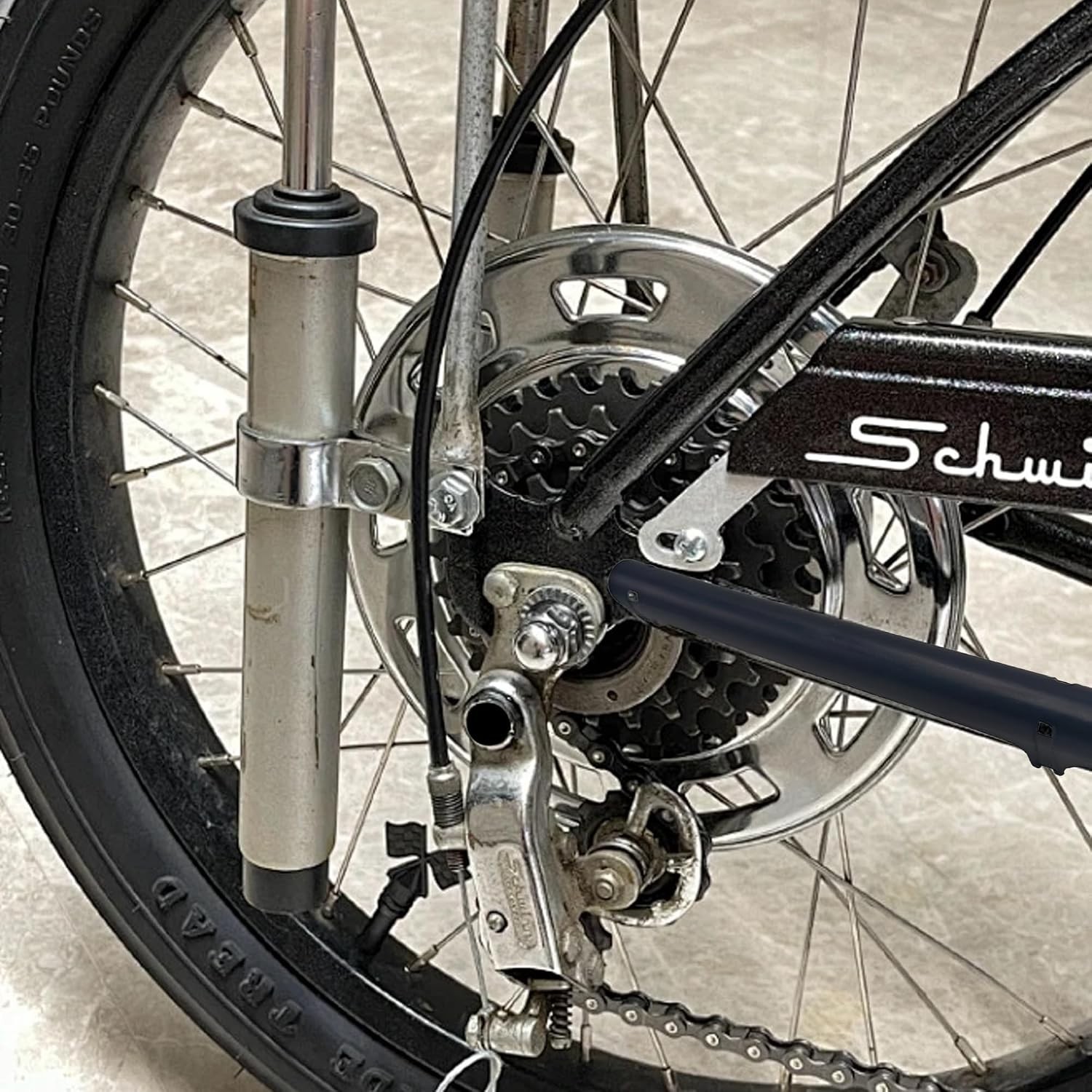 Durable Black Bike Chainstay Protector – 2 pcs, Protects Against Wear & Tear