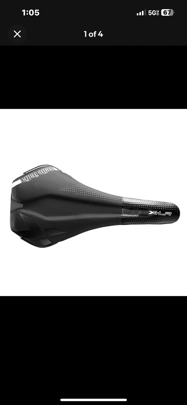 Selle Italia X-LR Saddle 264 x 125mm, 178g, Black