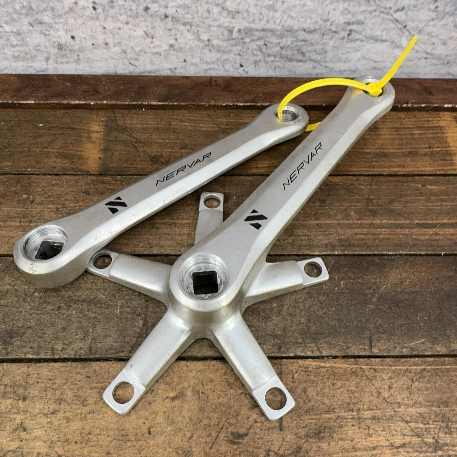 Vintage Nervar Crank Set 170 Mm 122 BCD NOS 9/16 Square Taper France Bike 80s