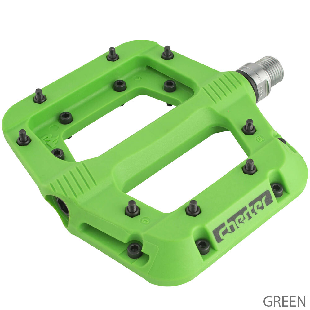 Race Face Chester Platform Pedals 9/16″ MTB Composit Bike Pedal 9 Colors