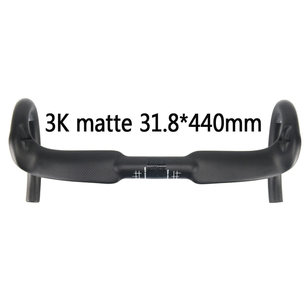31.8mm Carbon Road Handlebar Gravel Bike Internal Wiring Drop Bar 400/420/440mm