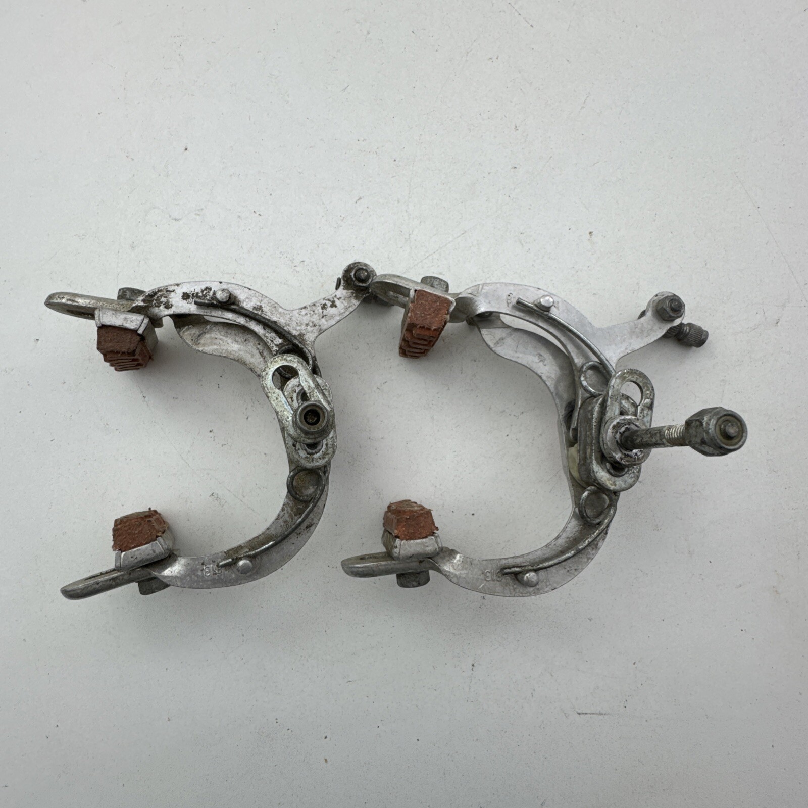 Vintage Weinmann Symetric Brake Caliper Set 813 Side Pull Silver Road Bike A64
