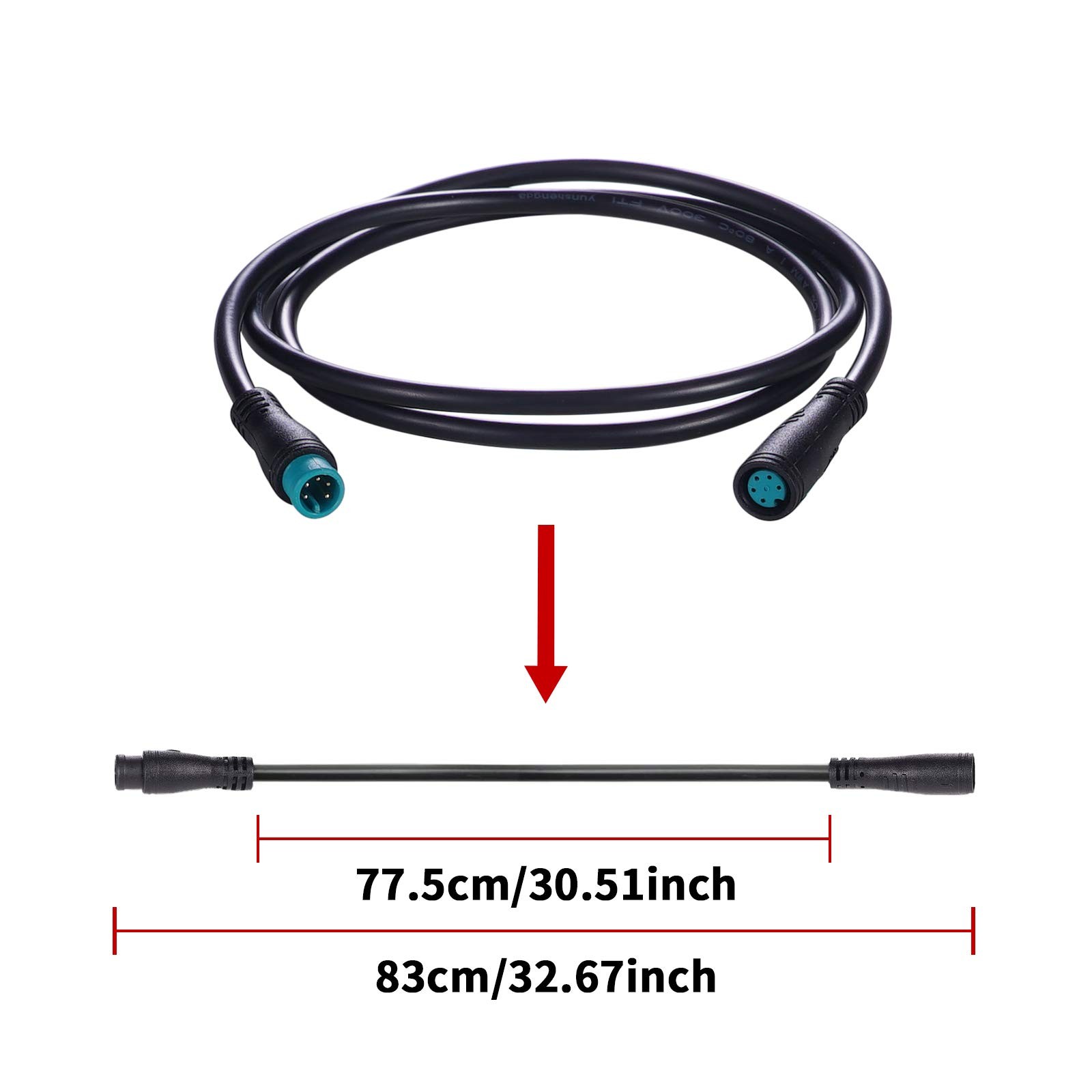 Extension Cable 2Pin/3Pin/4Pin/5Pin/6Pin/8Pin/9Pin Waterproof Plug Works for …