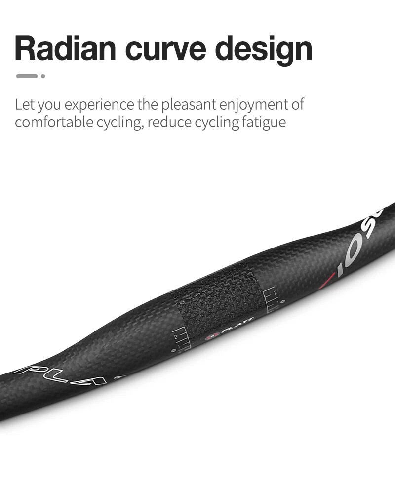 3K Matte Mountain Bike Carbon Fiber Handlebar 31.8 *680/700/720/740/760mm