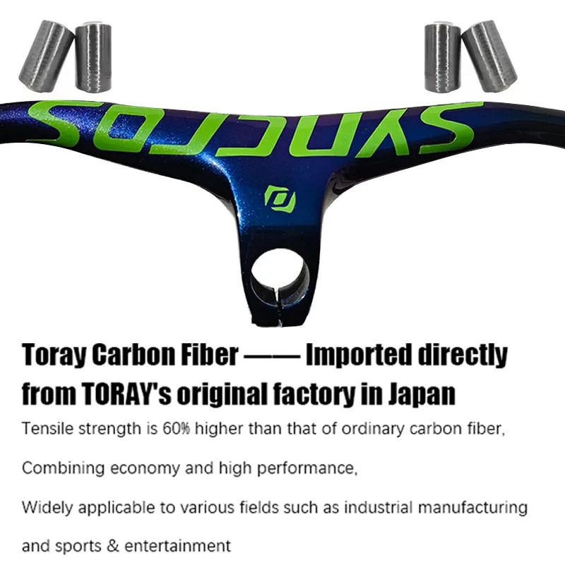 Carbon Integrated Cockpit Handlebar for Mountain Bike 28.6mm Diameter 680-800mm