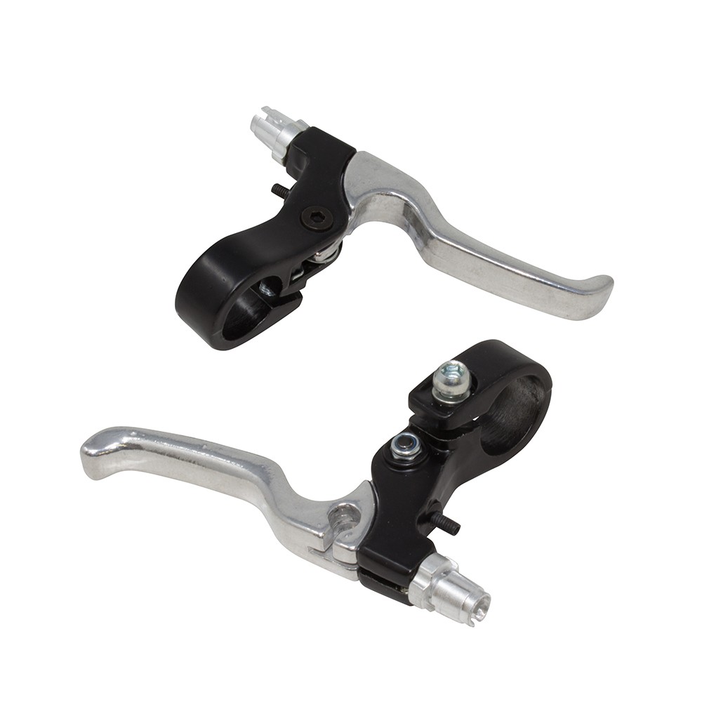 ENIX 4 Finger Alloy 408 Bike Bicycle Brake Lever Set Black/Chrome