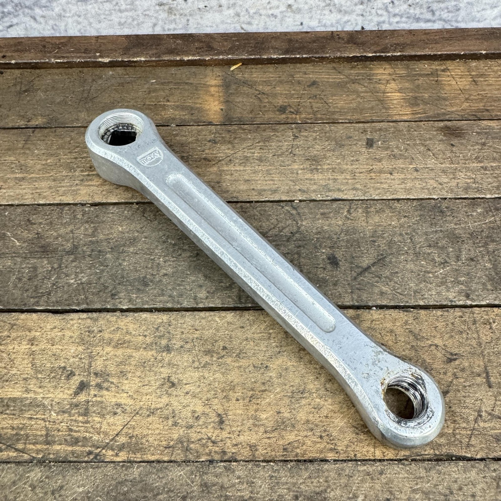 Vintage Maxy BMX Left Crank Arm 171mm Square Taper Forged Japan F-12