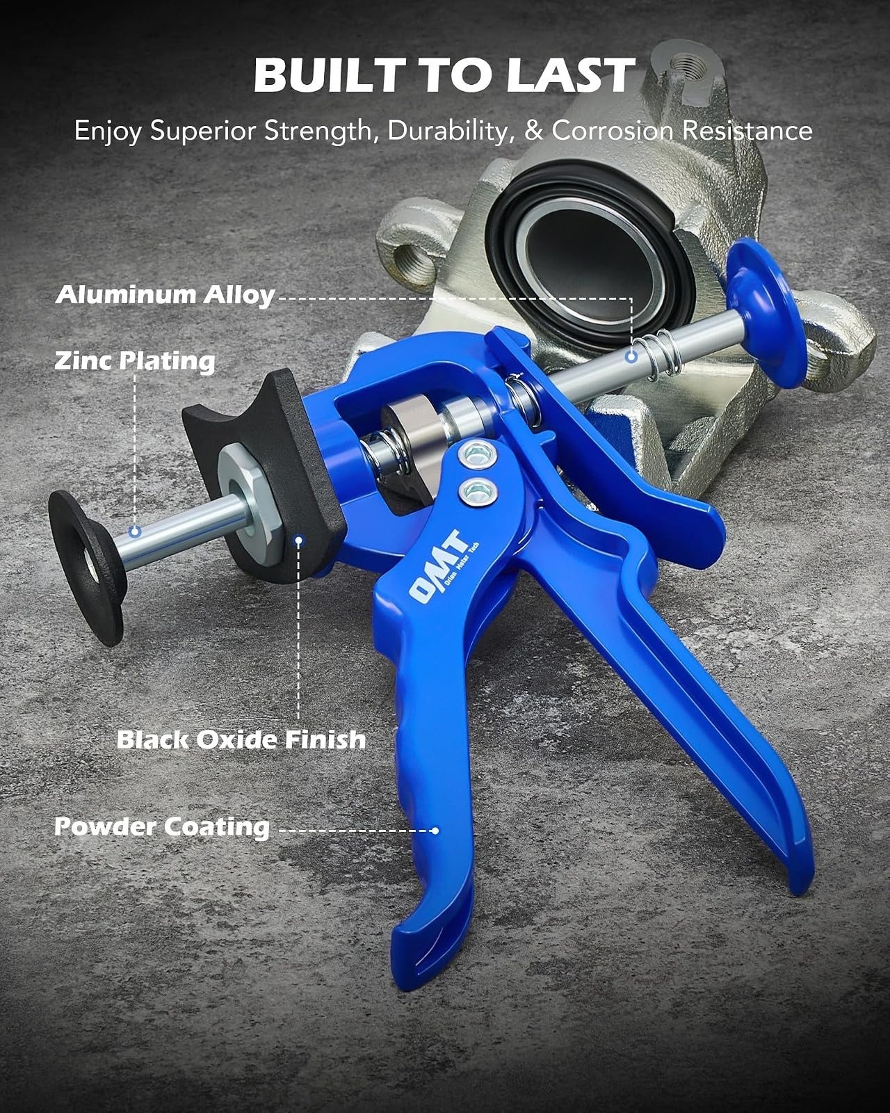 Orion Motor Tech Brake Caliper Compression Tool for Easy Brake Pad Replacement