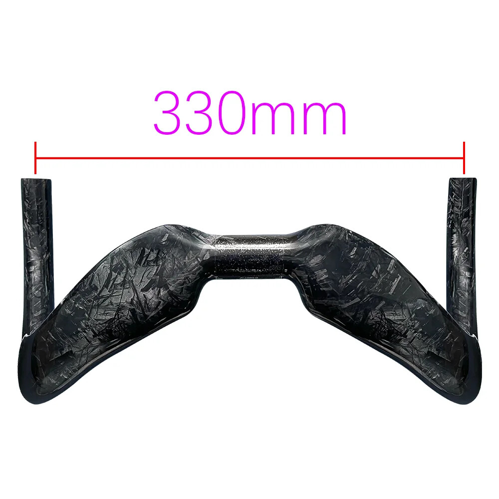 Carbon Fiber Track Bicycle Handlebar TT Cycling Handlebar 31.8mm 330/350/370mm