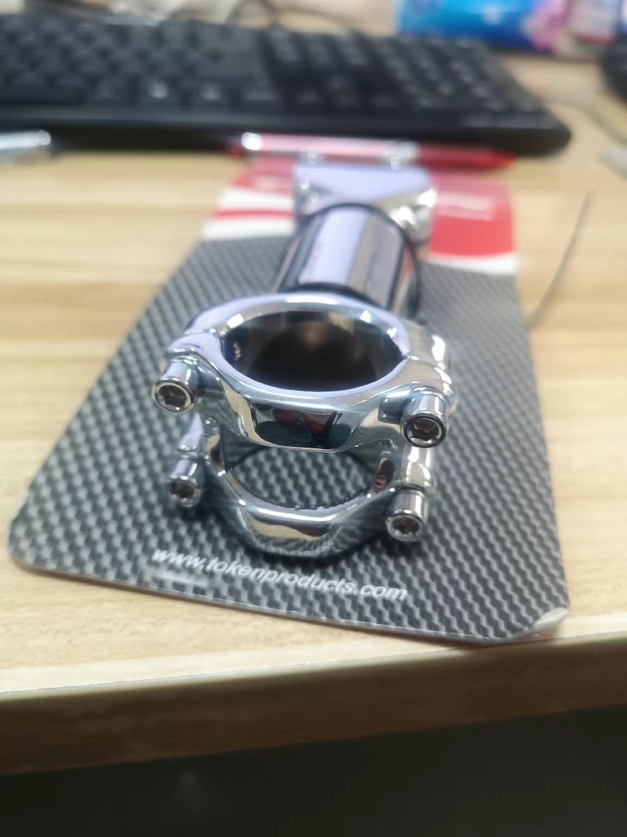 Token TK931CP Stem for MTB Road Silver 31.8x100mm