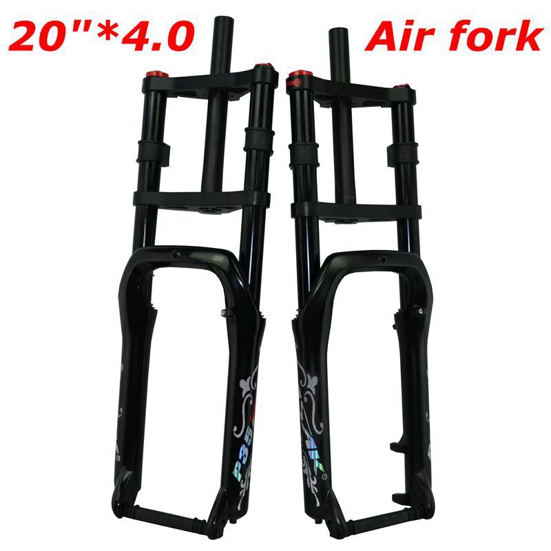20er Double Shoulder E-bike Fat Fork Snow Mountain Bike Front Suspension Fork