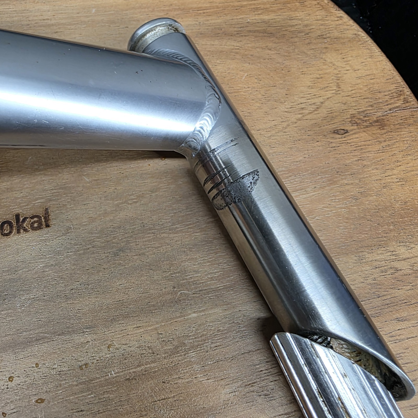 Vintage Ritchey Force Quill Stem Nitto Heat Treated 150mm 10° 22.2 25.4 Silver